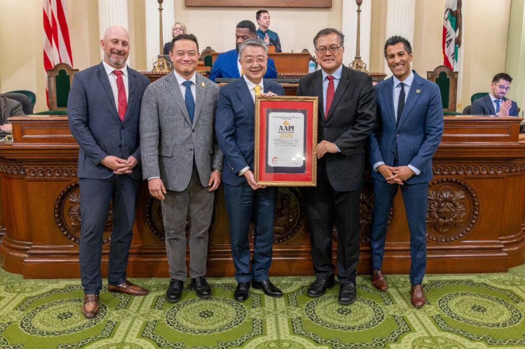 简讯|恭贺王檑名誉会长荣获加州议会2026年亚太裔传统月领袖奖