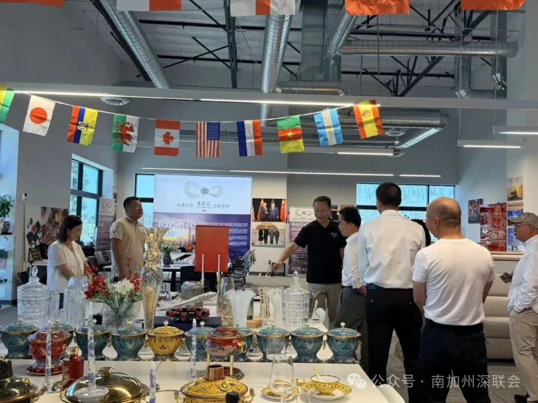 美深联在洛杉矶“湾品汇”专题接访深圳市产业园区协会蔡岳会长一行，共探跨境经贸长效合作